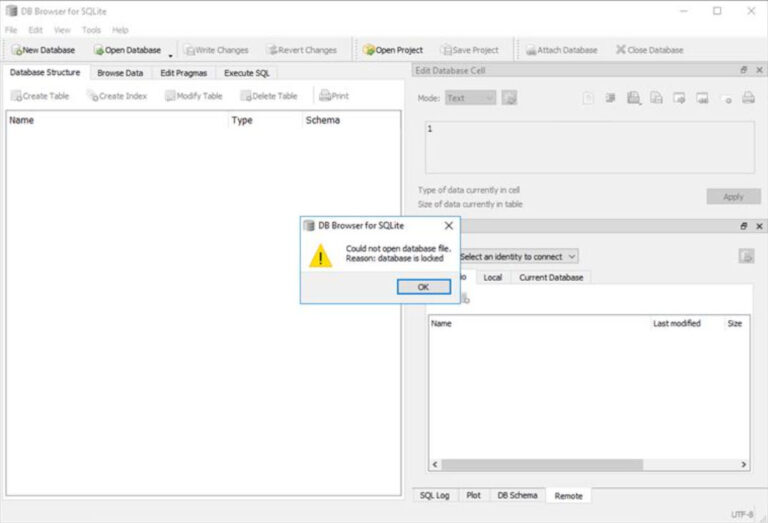 How to resolve the sqlite database file is locked error blog
