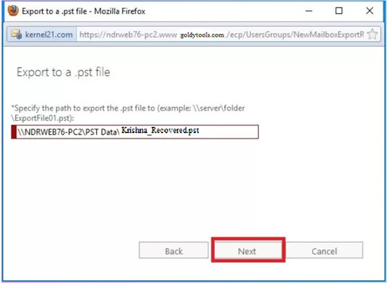 click Next