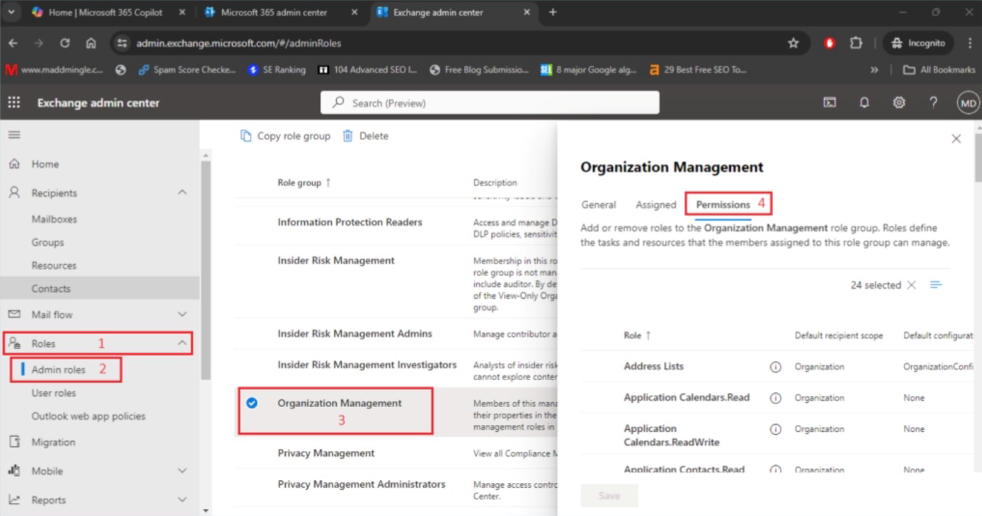 Select Organization Management 