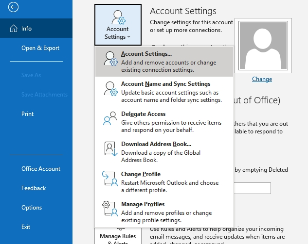Account Settings